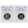 Image 1 : Lot of 1962-1963 Franklin Half Dollar Proof Coins PCGS PR66