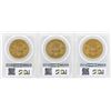 Image 2 : Lot of (3) $20 Liberty Head Double Eagle Gold Coins PCGS MS61