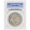 Image 1 : 1925 $1 Peace Silver Dollar Coin PCGS MS64