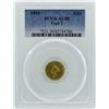 1854 $1 Indian Princess Head Gold Dollar Coin Type 2 PCGS AU50