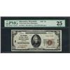 1929 $20 National Currency Note Milwaukee, Wisconsin CH# 64 PMG Very Fine 25
