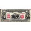 Image 1 : 1901 $10 Bison Legal Tender Note