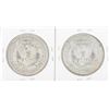 Image 2 : Lot of (2) 1890 $1 Morgan Silver Dollar Coins