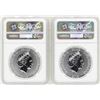 Image 2 : Lot of (2) 2018 Niue $2 Star Wars Stormtrooper Silver Coins NGC MS70 Early Relea