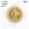 1882 $10 Liberty Head Eagle Gold Coin