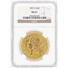 1897-S $20 Liberty Head Double Eagle Gold Coin NGC MS61