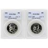 Lot of 1962-1963 Franklin Half Dollar Proof Coins PCGS PR66