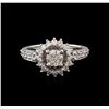 14KT White Gold 1.04 ctw Diamond Ring