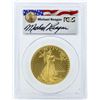 Image 1 : 1991-W $50 American Gold Eagle Coin Reagan Legacy Series PCGS PR69DCAM