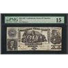 Image 1 : 1861 $20 Confederate States of America Note T-20 PMG Choice Fine 15