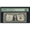 Image 1 : 1935A $1 Hawaii Silver Certificate WWII Emergency Note PMG Gem Uncirculated 65EP