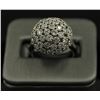 Image 1 : 14KT White Gold Flower Design 2.50 ctw Diamond Ring