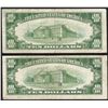 Image 2 : Lot of (2) 1934D $10 Silver Certificate Notes