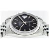 Image 2 : Rolex Mens Stainless Steel Black Index DateJust Men's Datejust Wristwatch