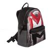 Image 2 : MCM Red Black Coated Canvas Moonwalker Series Backpack