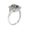 Image 5 : 2.19 ctw Alexandrite And Diamond Ring - 14KT White Gold