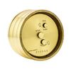 Image 3 : Tiffany & Company Round Brass Travel Clock with Alarm