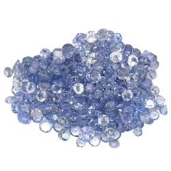 16.23 ctw Round Mixed Tanzanite Parcel