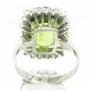 Image 6 : 9.75 ctw Green Sapphire and Diamond Ring - 14KT White Gold