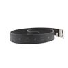 Image 3 : MCM Black Visetos Coated Canvas Saffiano Leather Claus Reversible Belt