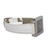 Image 2 : Bvlgari White SQ 29 SLD Stainless Steel Square Ladies Wrist Watch
