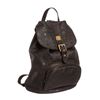 Image 2 : MCM Black Visetos Vinyl Leather Drawstring Backpack