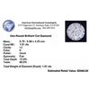 Image 4 : 1.01 ctw Round Brilliant Cut Diamond