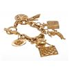Image 2 : Chanel Vintage Gold 7 Icon Dangling Charm Bracelet