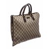 Image 3 : Gucci Brown Beige Coated Canvas Monogram Portfolio Document Holder