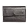 Image 1 : Louis Vuitton Black Epi Leather Porte Tresor International Wallet