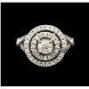 Image 2 : 14KT White Gold 1.48 ctw Diamond Ring