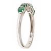 Image 2 : 0.62 ctw Emerald and Diamond Ring - 14KT Yellow Gold