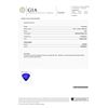 Image 4 : 14KT Yellow Gold 17.40 ctw GIA Cert Tanzanite and Diamond Pendant With Chain