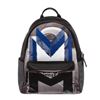 Image 1 : MCM Blue Black Coated Canvas Moonwalker Series Backpack