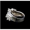 Image 3 : 14KT White Gold 1.78 ctw Diamond Ring