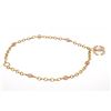 Image 2 : Chanel Gold and Pink Glass Stones CC Gripoix Long Necklace