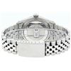 Image 8 : Gents Rolex Stainless Steel Slate Grey Diamond and Ruby DateJust Wristwatch