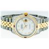 Image 4 : Rolex Two-Tone Diamond and Ruby DateJust Men's Watch