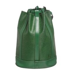 Louis Vuitton Green Epi Leather Randonne GM Backpack Bag