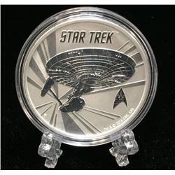 2016 1oz Tuvalu Star Trek Enterprise $1 BU