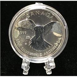 2014 1oz Canada Predators of Prey Peregrine Falcon