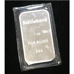 Scotiabank 1oz Silver Bar