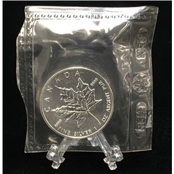 1990 1oz Canadian Silver Maple Leaf Sealed RCM Packing