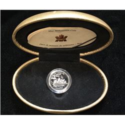 1999 25-Cents Silver Millennium - May, The Voyageurs
