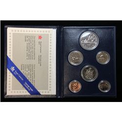 1984 $1 Voyageurs Canadian Specimen Set