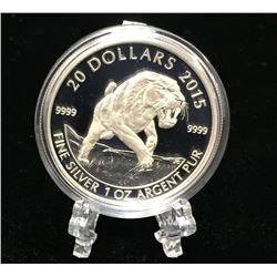 2015 $20 Prehistoric Animals: The American Scimitar Sabre-Tooth Cat