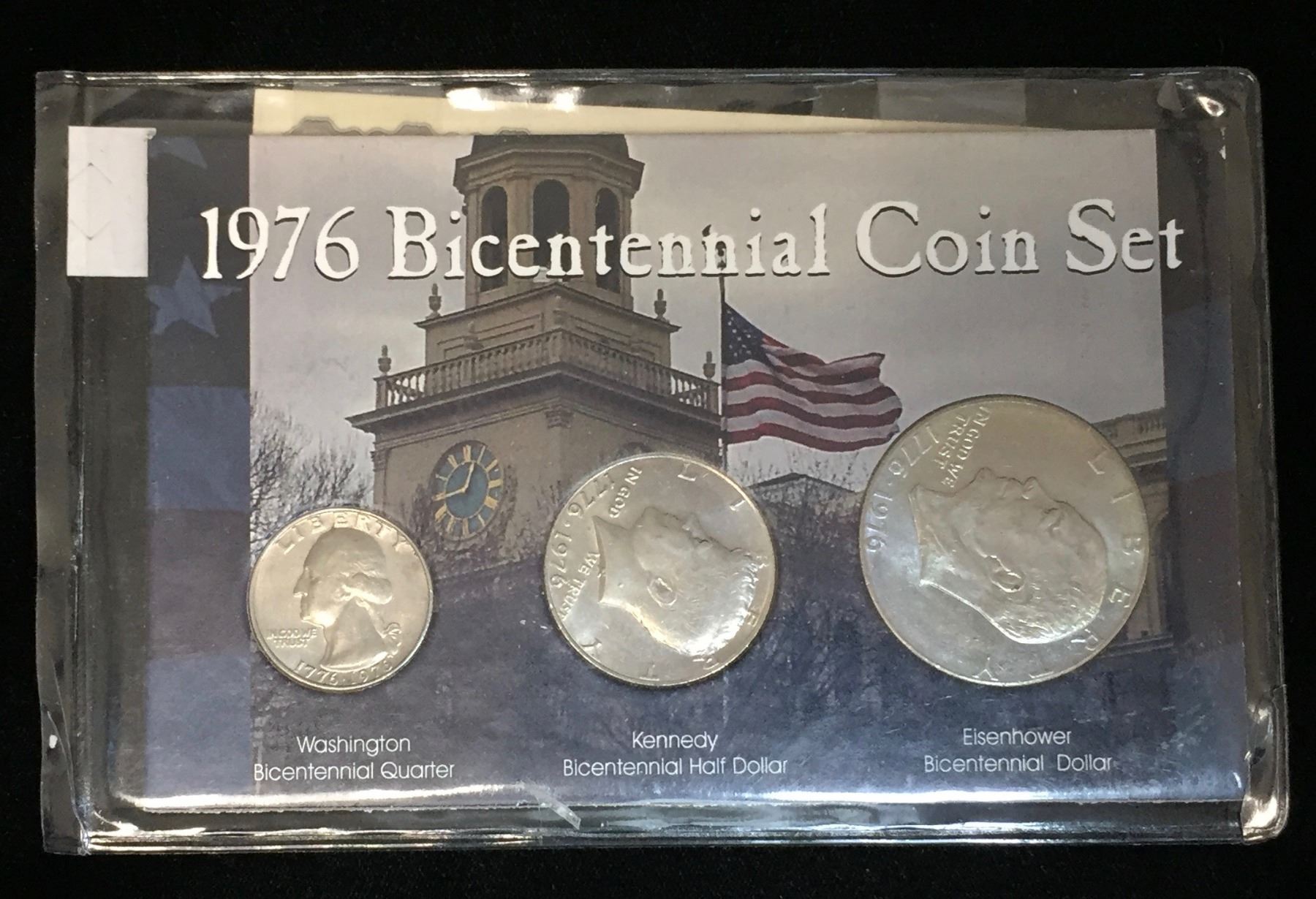3-Coin Lot 1976 Bicentennial Kennedy Half Dollars