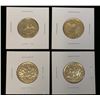 Image 1 : Lot of 4 - US Gold Plated Quarters
