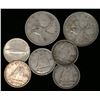 Image 1 : Lot of 7 - Canada Silver Coinage 25c & 10c