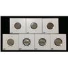 Image 2 : Lot of 6 - US Coinage Indian Head 1c, 5c